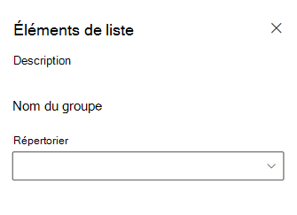 Indicateur de chargement affiché dans le composant WebPart lors du chargement des informations sur les listes disponibles