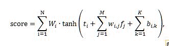 Formule de réseau neuronal pour les modèles de classement