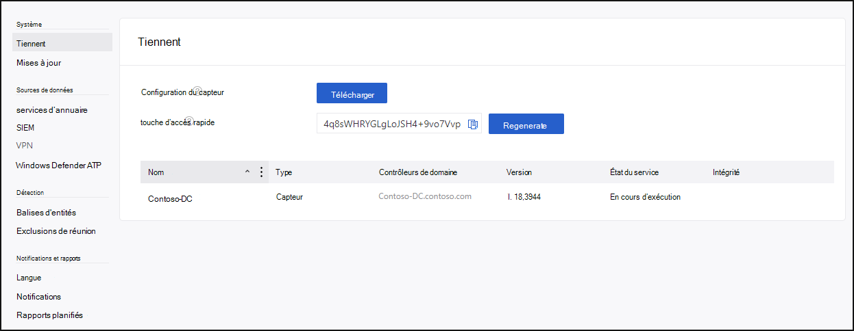 Étapes d’installation : sélectionner des capteurs dans le portail Microsoft Defender pour Office 365