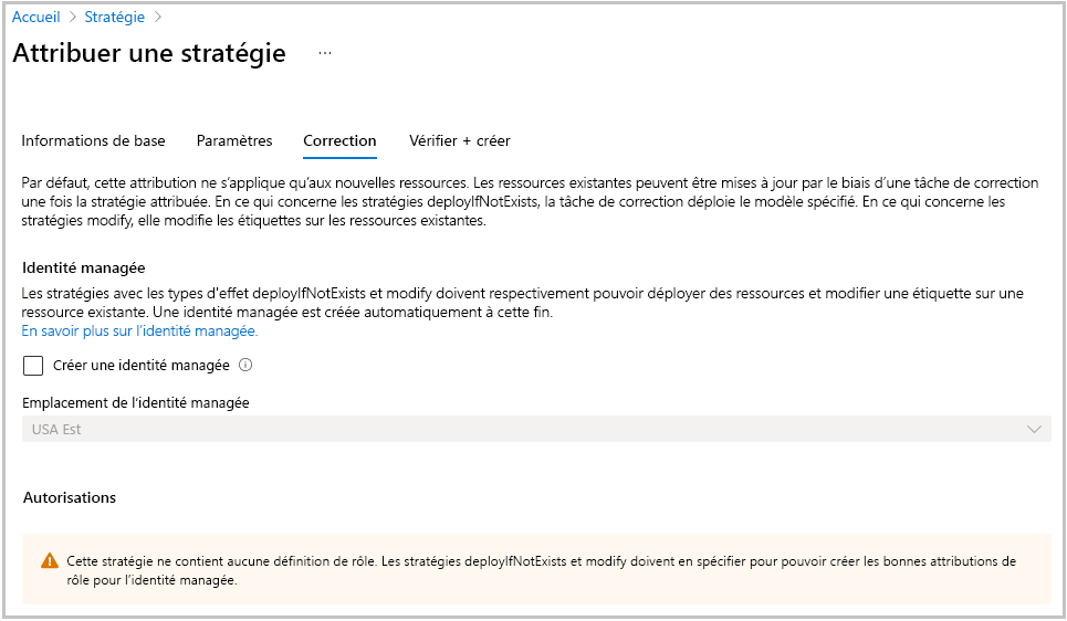 Screenshot that shows the information captured in the Remediation tab.