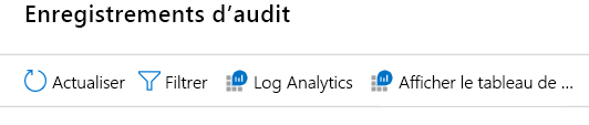 Screenshot of the log analytics dashboard.