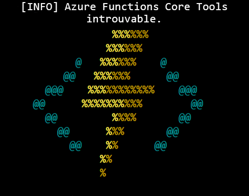 Image showing the Azure Function Core tools logo.