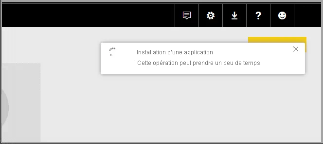 Capture d’écran de l’application GitHub.