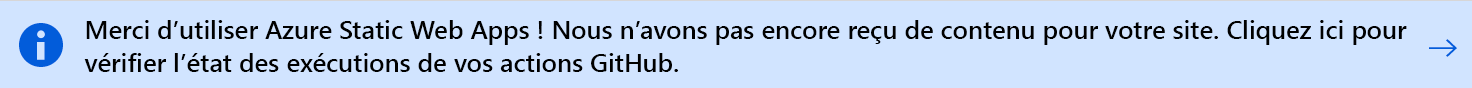 Capture d’écran montrant comment parcourir pour voir la progression du workflow GitHub Actions.