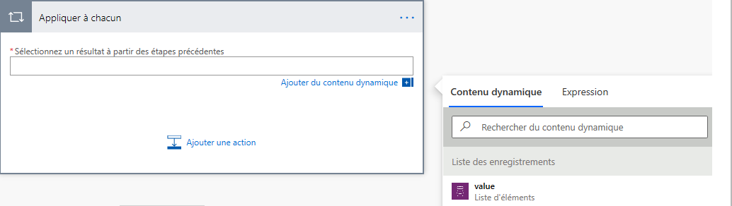 Sélectionnez toutes les opportunités dans le contenu dynamique.