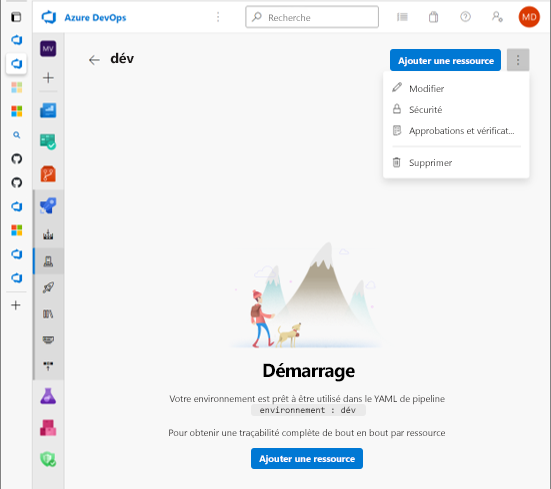 Capture d’écran de l’ajout d’approbation dans Azure Pipelines.