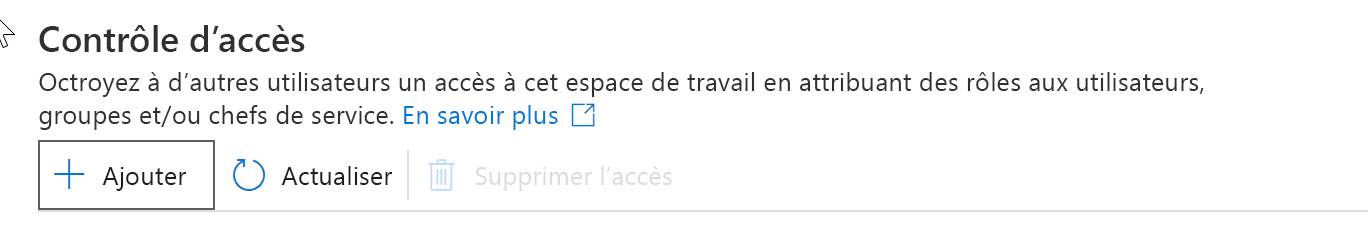 Définition des contrôles d’accès sur l’espace de travail Azure Synapse