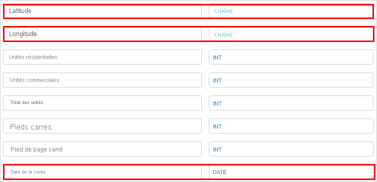 Change data type in the Data Analytics Studio application