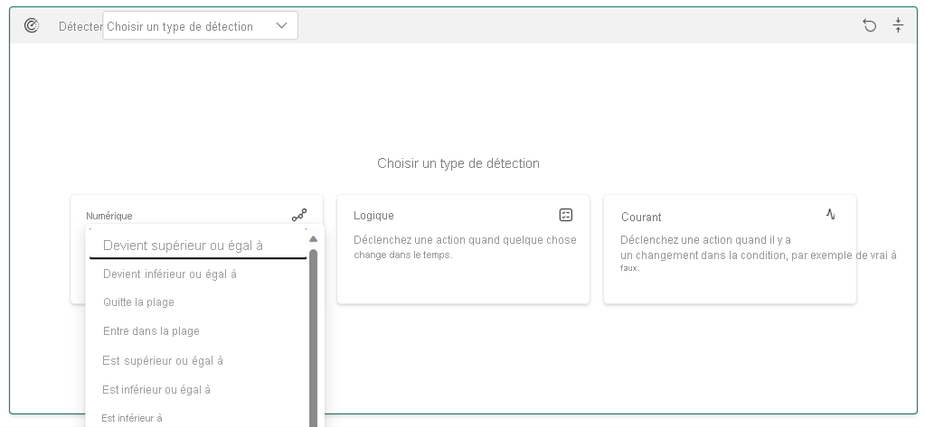 Screenshot of defining the trigger condition in Data Activator.