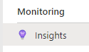 Capture d’écran de l’analyse sous Insights