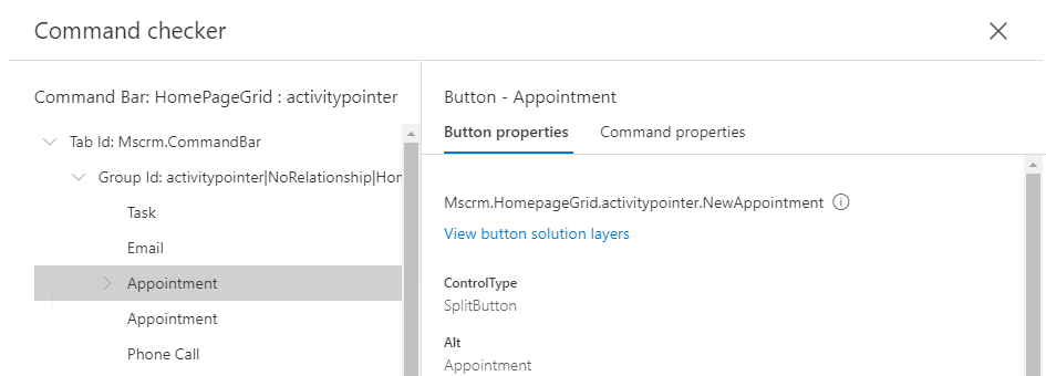 Capture d’écran montrant qu’il existe deux boutons Rendez-vous sur la page de grille d’activités.