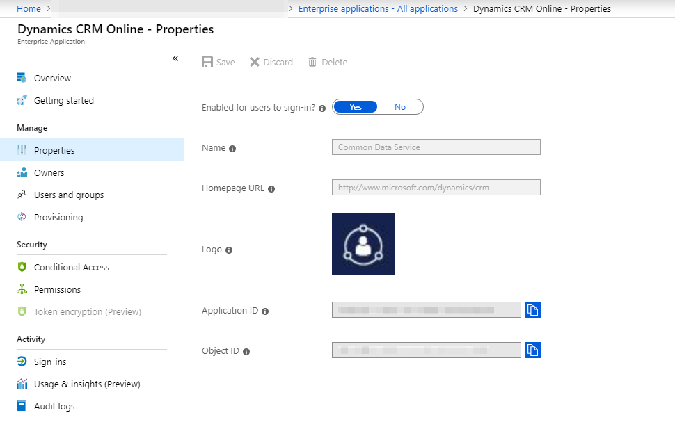 Capture d’écran montrant comment définir l’option Activé pour que les utilisateurs puissent se connecter sur Oui.