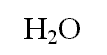 Screenshot that shows the text H 2 O with the number 2 smaller and lower than the letters.