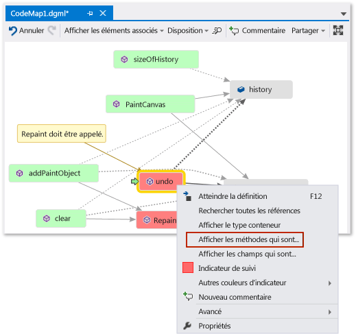 Code map - Update map with missing method call