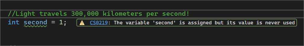 Diagnostics inline