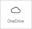 Capture d’écran de l’icône carte OneDrive.