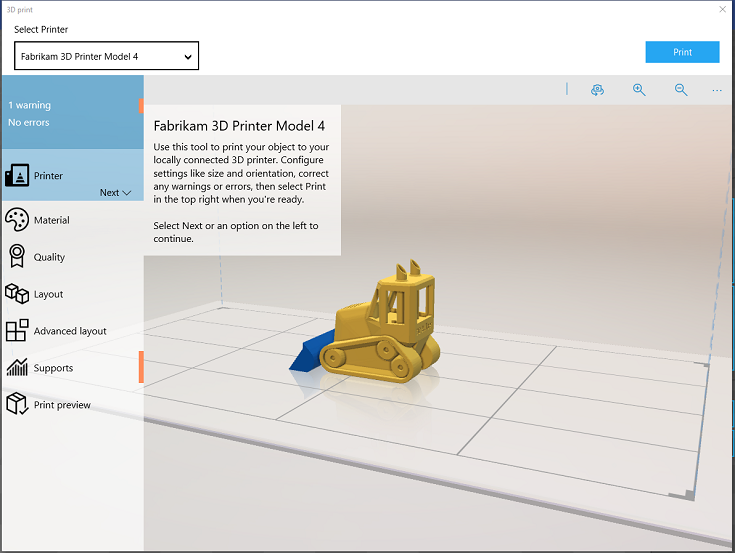 Application de générateur 3d.