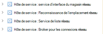 Exécution de processus dans le Gestionnaire des tâches, version 1703.