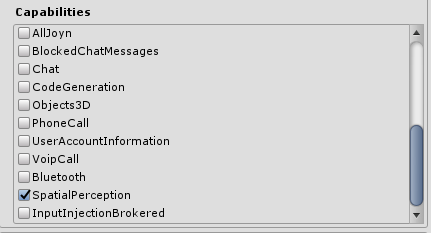 Capture d’écran montrant la moitié inférieure des options de configuration des fonctionnalités.