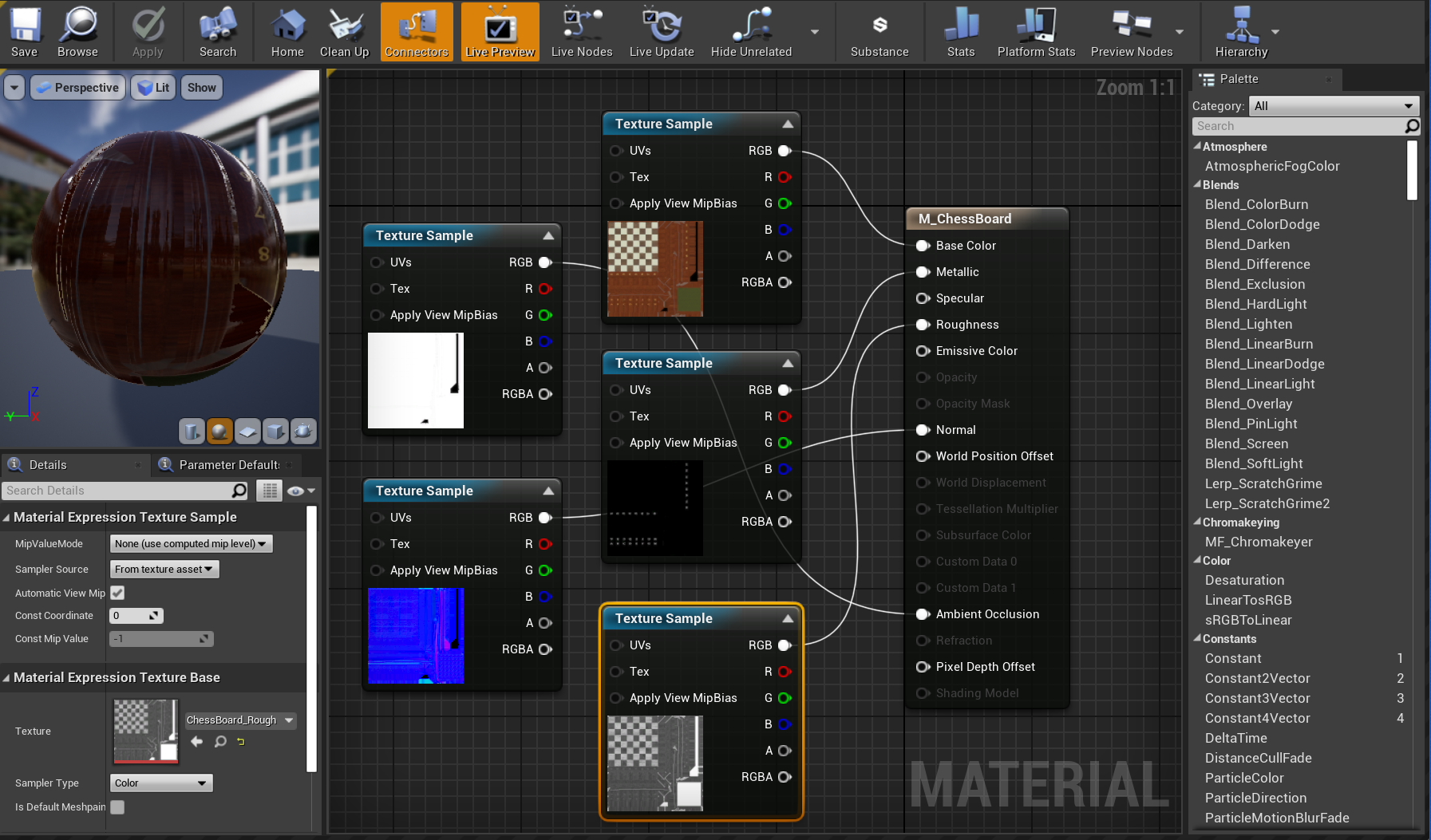 Raccorder les textures restantes