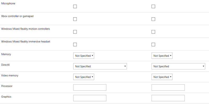 Configuration requise