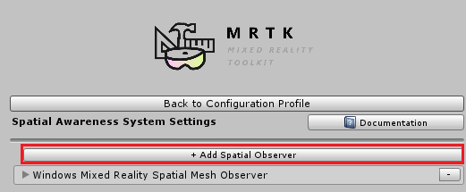 Ajouter Spatial Observer