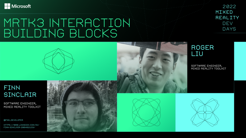 MRTK3 Blocs de construction d’interaction