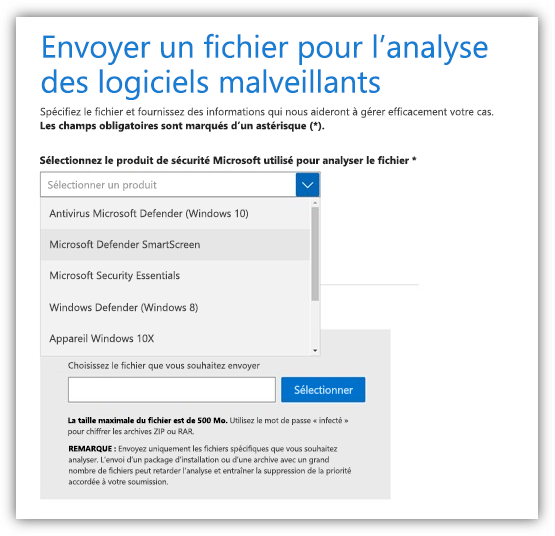 Sécurité Windows, Microsoft Defender SmartScreen contrôles