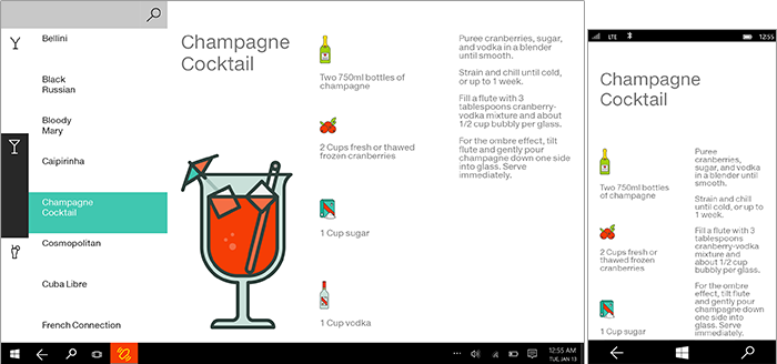 Conception d’une application de création de cocktails