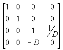 illustration de la matrice de projection composite