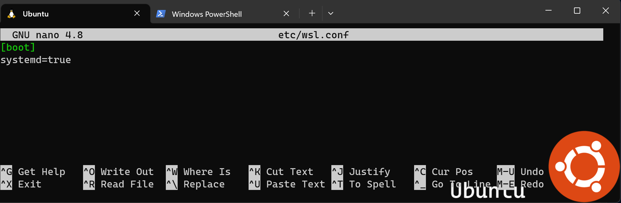 Activer systemd sur WSL 2