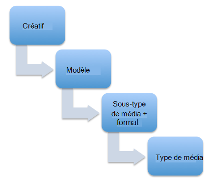 Screenshot that details creative format and current expandable vendor. Creatives are limited to compatible placements based on media subtype or parent media type.