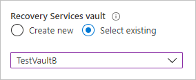 Screenshot che mostra come abilitare la procedura guidata di backup.