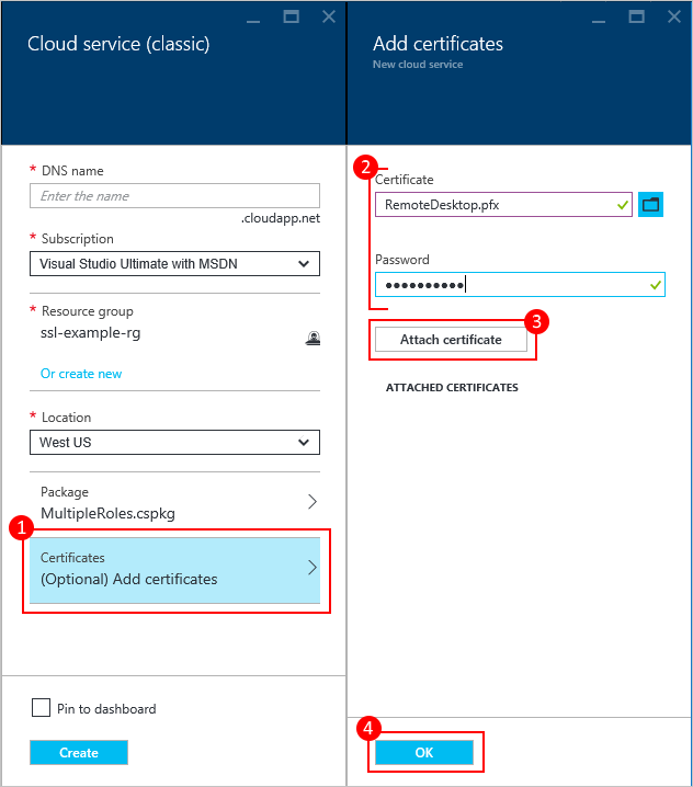 Pubblicare il servizio cloud3