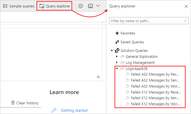 Iniziare con le query predefinite della soluzione 