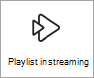 Screenshot dell'icona della playlist Stream.