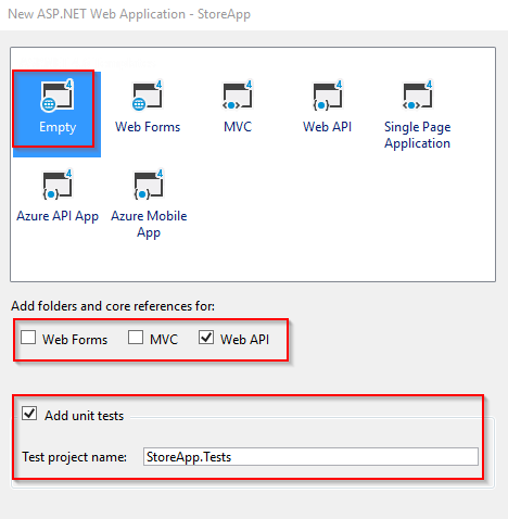 creare un progetto di unit test