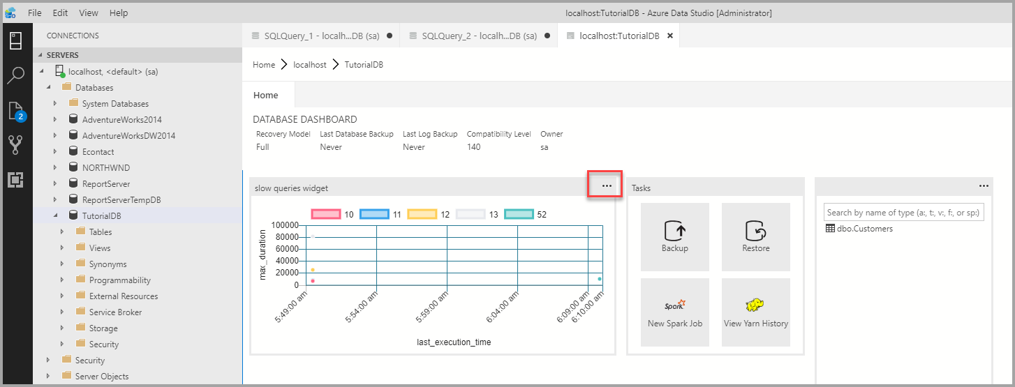 Esegui query