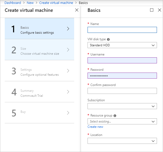 Creare una macchina virtuale