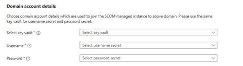 Screenshot che mostra il mapping delle password per la creazione di un segreto.