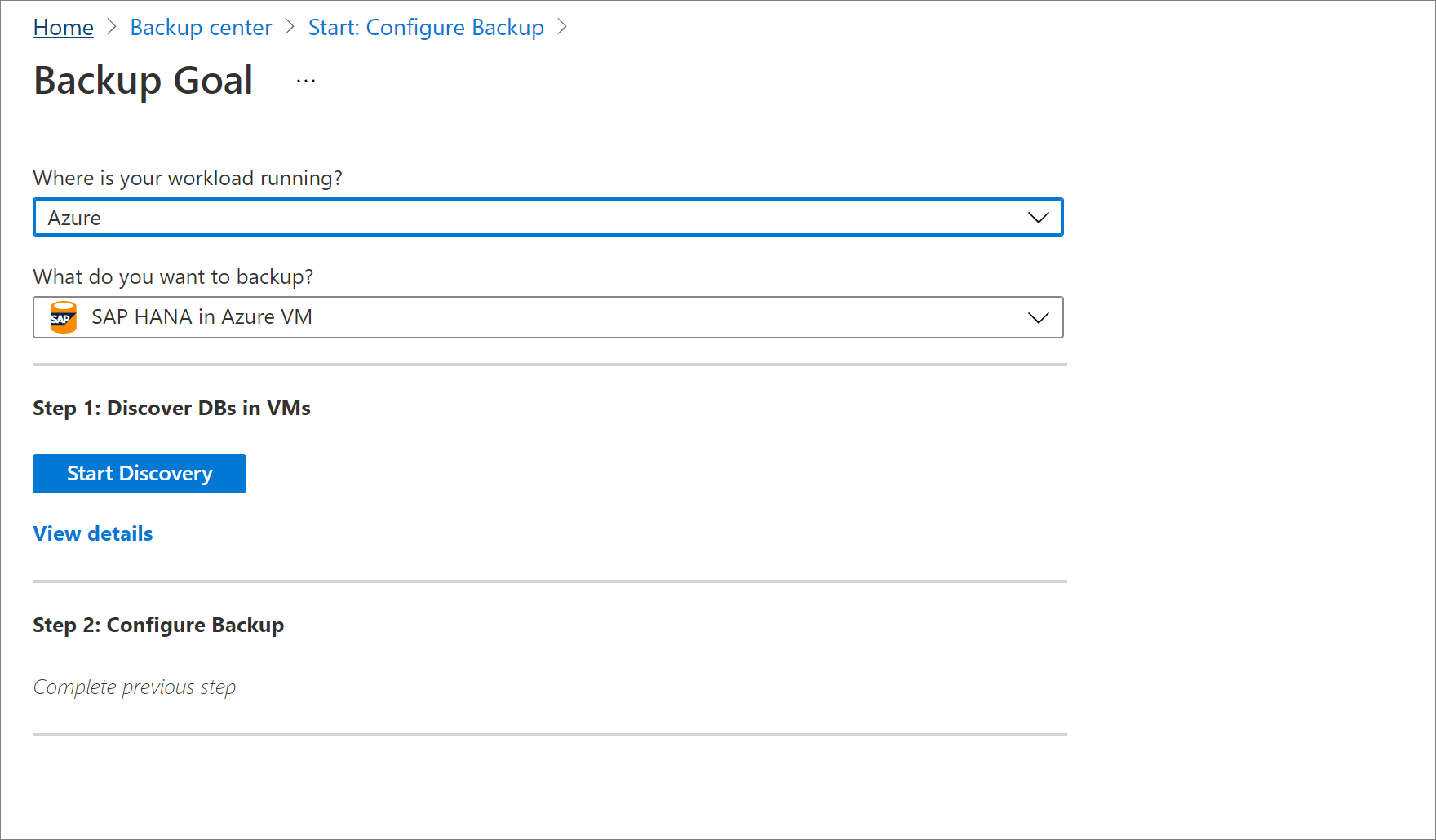 Screenshot che mostra dove visualizzare i dettagli del database.