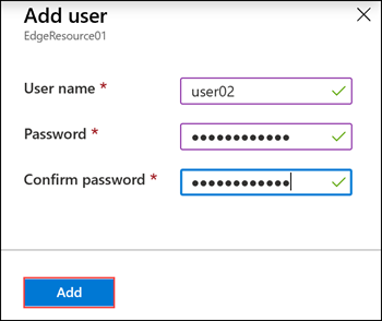 Specificare nome utente e password