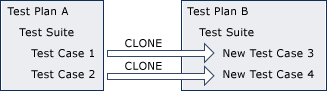 Immagine concettuale, clonare il piano di test.