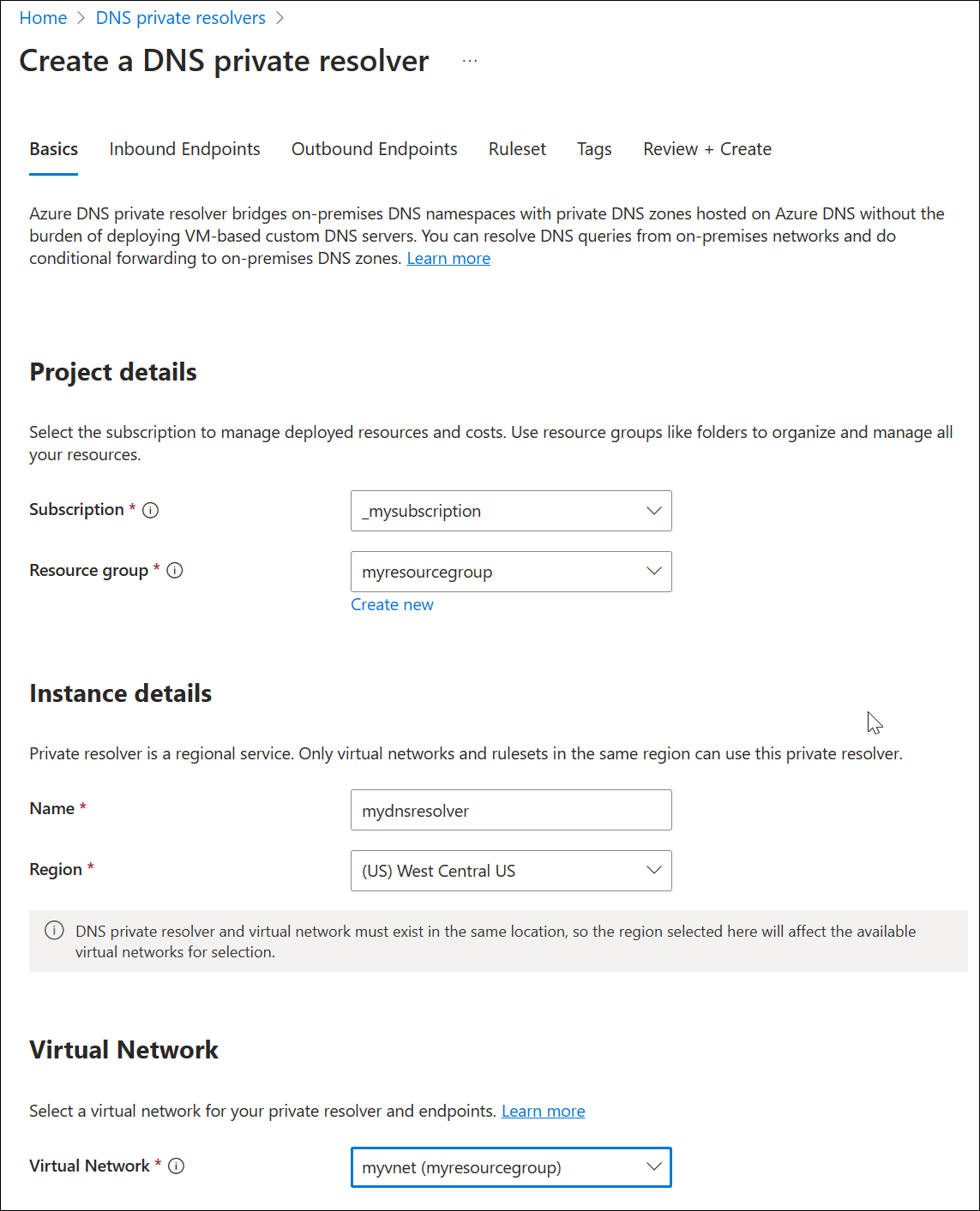 create resolver - Nozioni di base