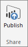 Screenshot che mostra la pubblicazione da Power BI Desktop.