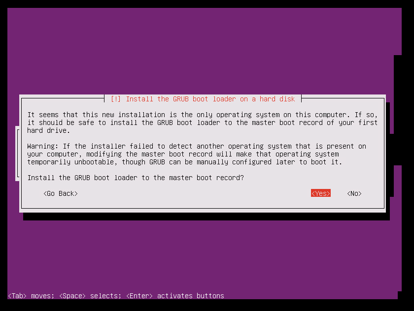 Programma di installazione di avvio GRUB