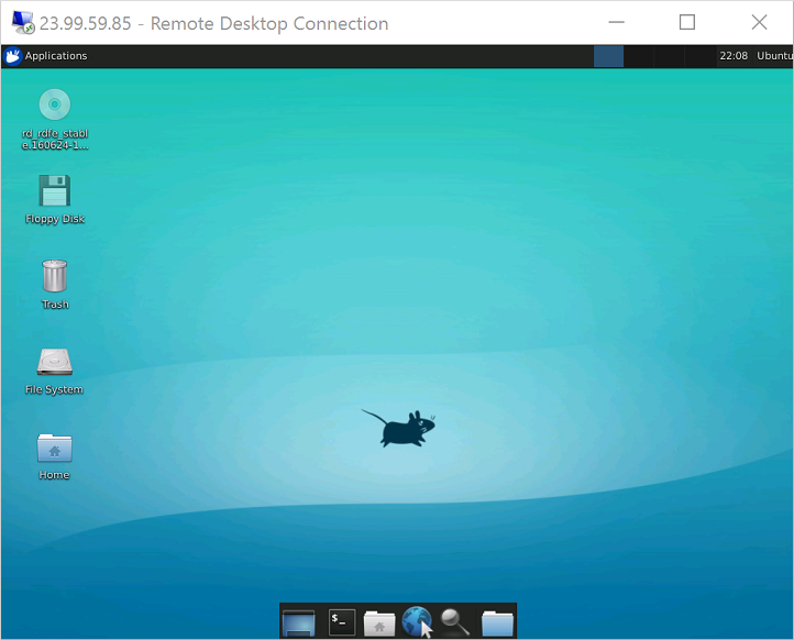 ambiente desktop xfce tramite xrdp