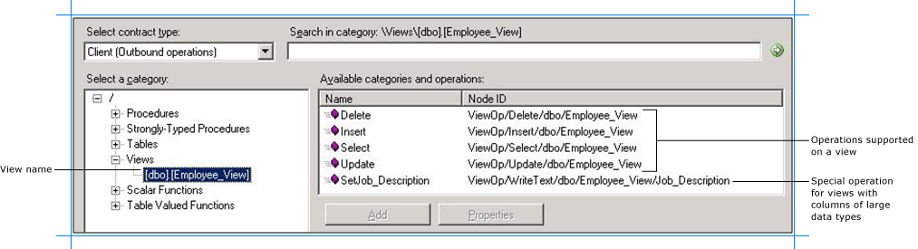 Esplorare le visualizzazioni in un database SQL Server