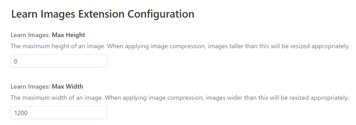 Configurare la compressione delle immagini