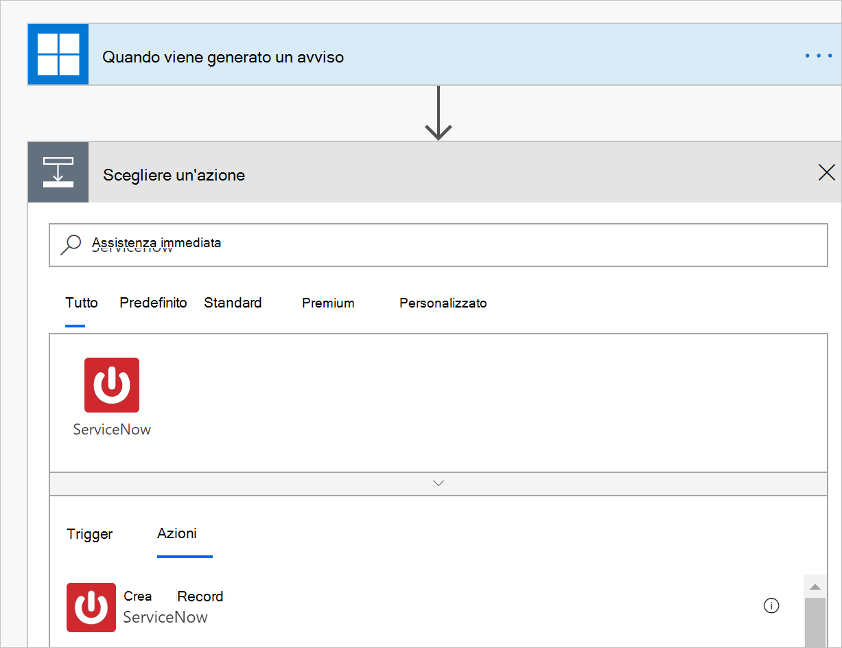 Flusso di lavoro di Power Automate.